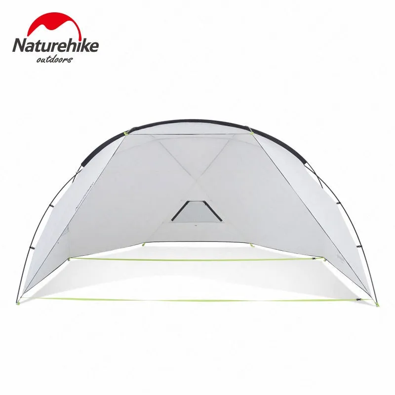 Naturehike Gnie Beach Awning Portable Lightweight Canopy Outdoor Camping 210T Waterproof Party Sun Shelter Sunshade Beach Tarp Hiking Picnic Travel