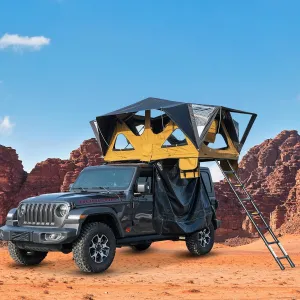 Naturnest Rooftop Tent, Great View Ventilation Light Weight Tent for 2 Person Camping, Waterproof Windproof UV-Resistant Blackout Privacy 4 Season Tent for Truck, Jeep, SUV, Van, Trailer - Andromeda