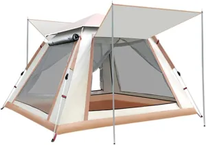 NIEH Camping Tents & Shelters, Pop Up Tents for Camping, Tents for Camping Easy Setup Waterproof, 3-4 Person Family Tent with Screen Room, Easy to Set Up