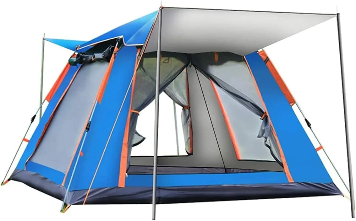NIEH Dome Camping Tent 3-5 Person 4 Season Double Layers Waterproof Anti-Windproof Tents Family Outdoor Camping Tent