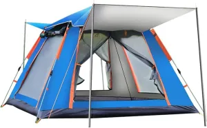 NIEH Dome Camping Tent 3-5 Person 4 Season Double Layers Waterproof Anti-Windproof Tents Family Outdoor Camping Tent