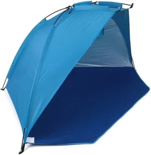 NIEH Quick Opening Pop Up Tent Beach Awning Sun Shelter Half-Open Tent Shade Ultralight for Outdoor Camping Fishing Picnic Park, Blue