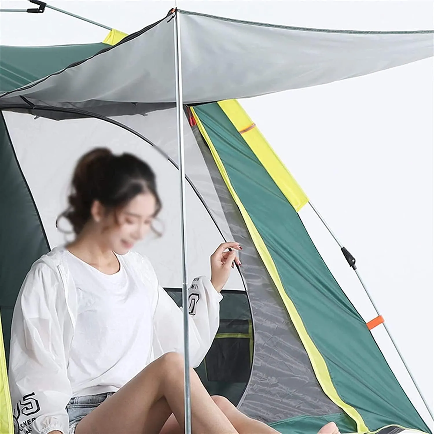 NIEH Tent Automatic Camping Beach Tent Waterproof Windproof Tent Instant Pop Up Open Awning Tents Outdoor Sunshelter Outdoor