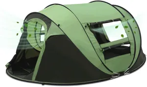 NIEH Tent Windproof Waterproof Camping Tent Outdoor Tent, Granite Backpacking 2 Person Tent for Ultralight 3-Season Camping and Expeditions Outdoor Camping Supplies Easy Large Capacity