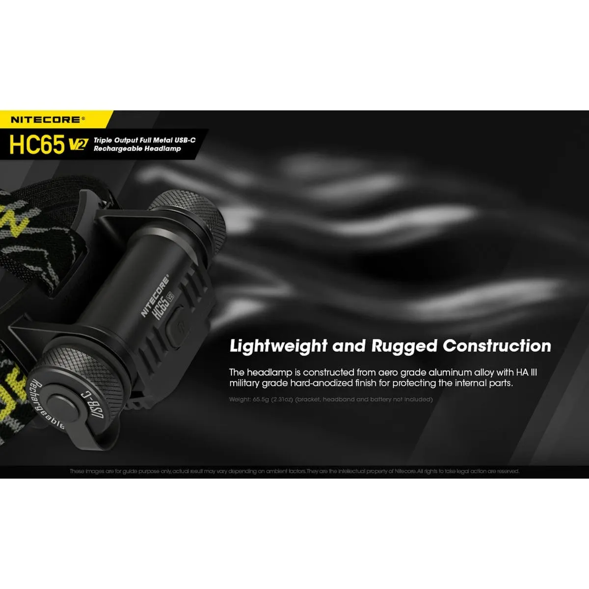 Nitecore HC65 V2 Rechargeable LED Headlamp