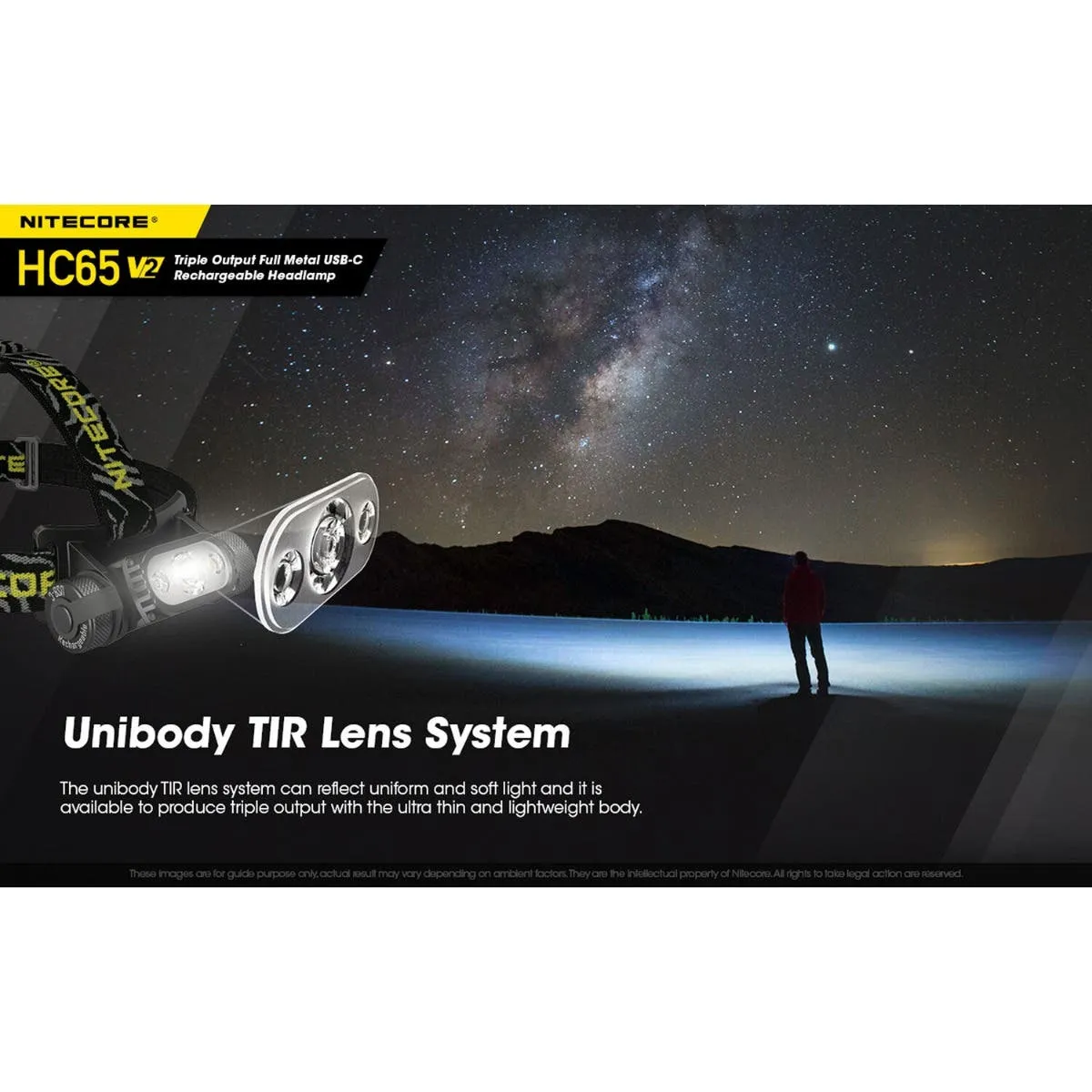 Nitecore HC65 V2 Rechargeable LED Headlamp