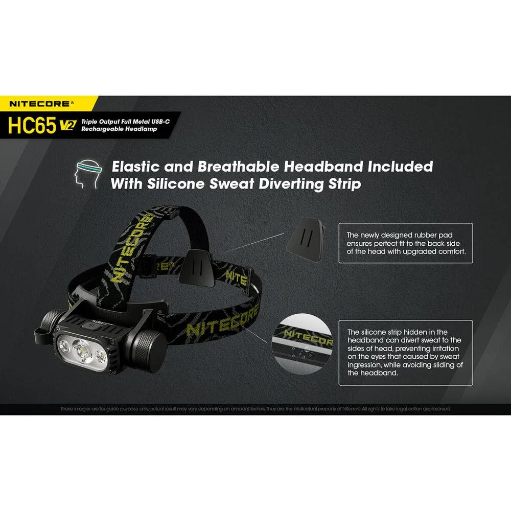 Nitecore HC65 V2 Rechargeable LED Headlamp