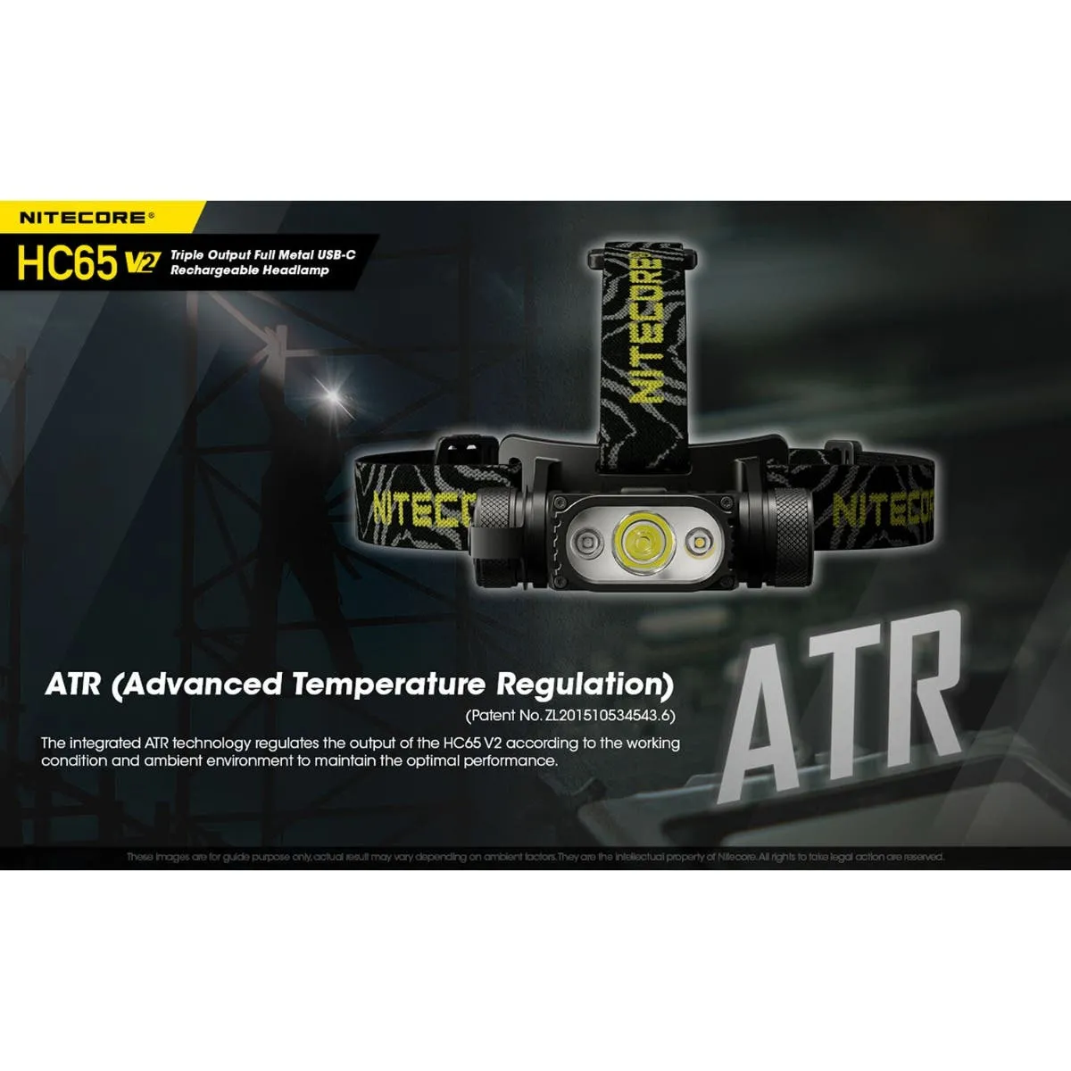 Nitecore HC65 V2 Rechargeable LED Headlamp