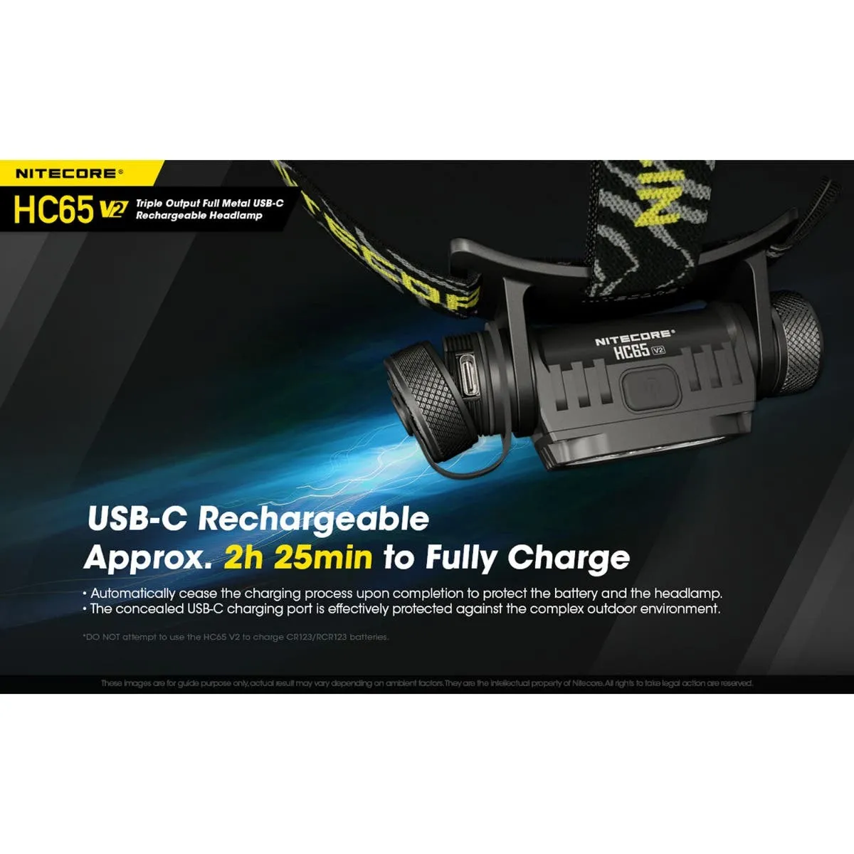 Nitecore HC65 V2 Rechargeable LED Headlamp