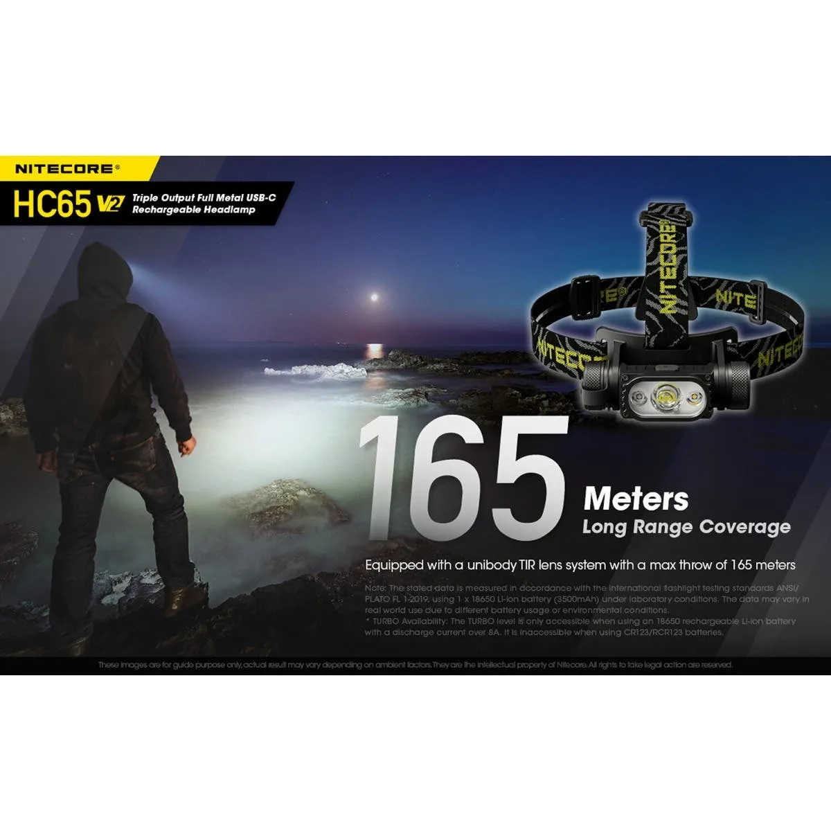 Nitecore HC65 V2 Rechargeable LED Headlamp