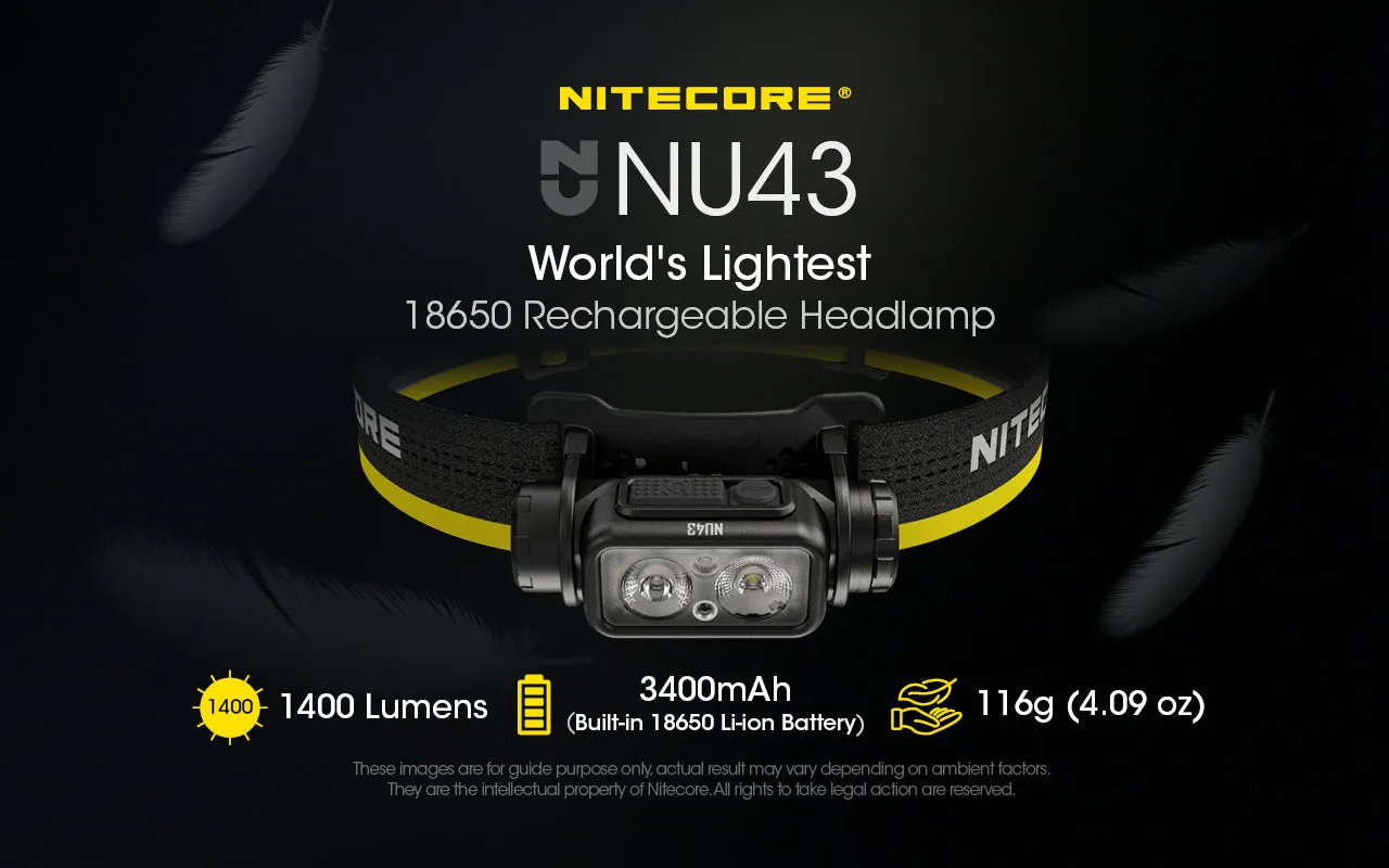Nitecore NU43  - 1400 lumens