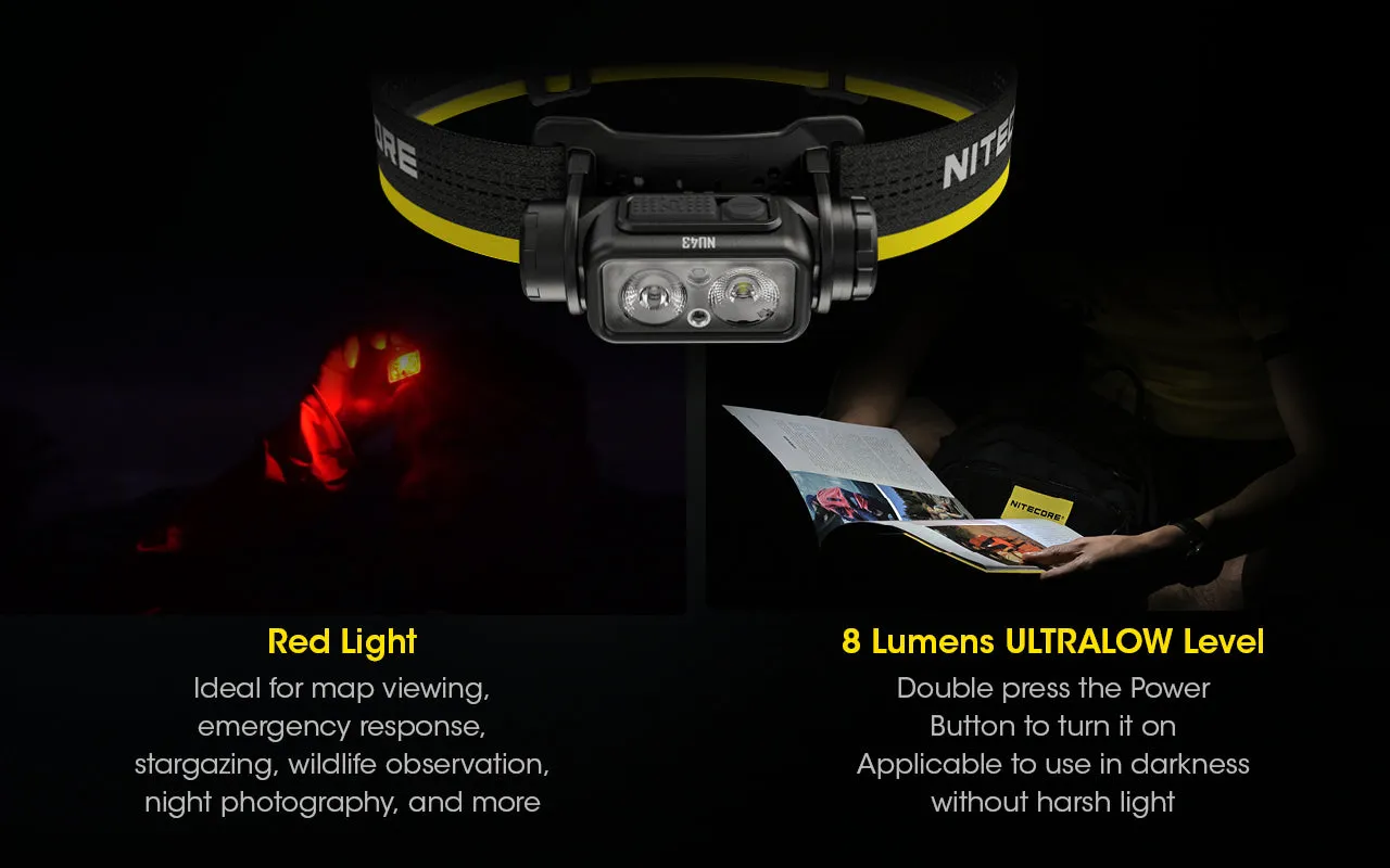 Nitecore NU43  - 1400 lumens