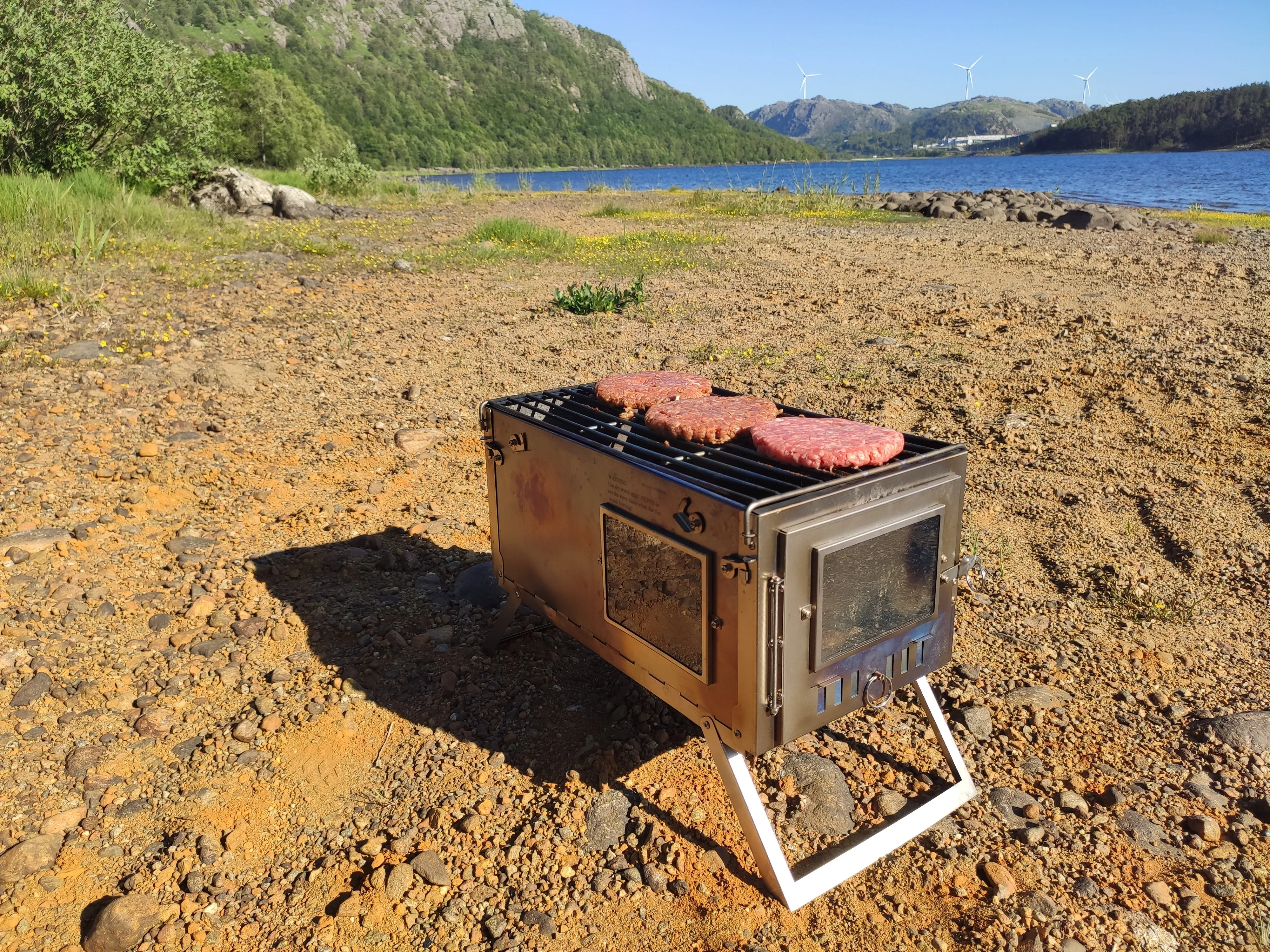 NORTENT Ultralight Titanium Tent Stove 専用サイドシェルフ&グリル