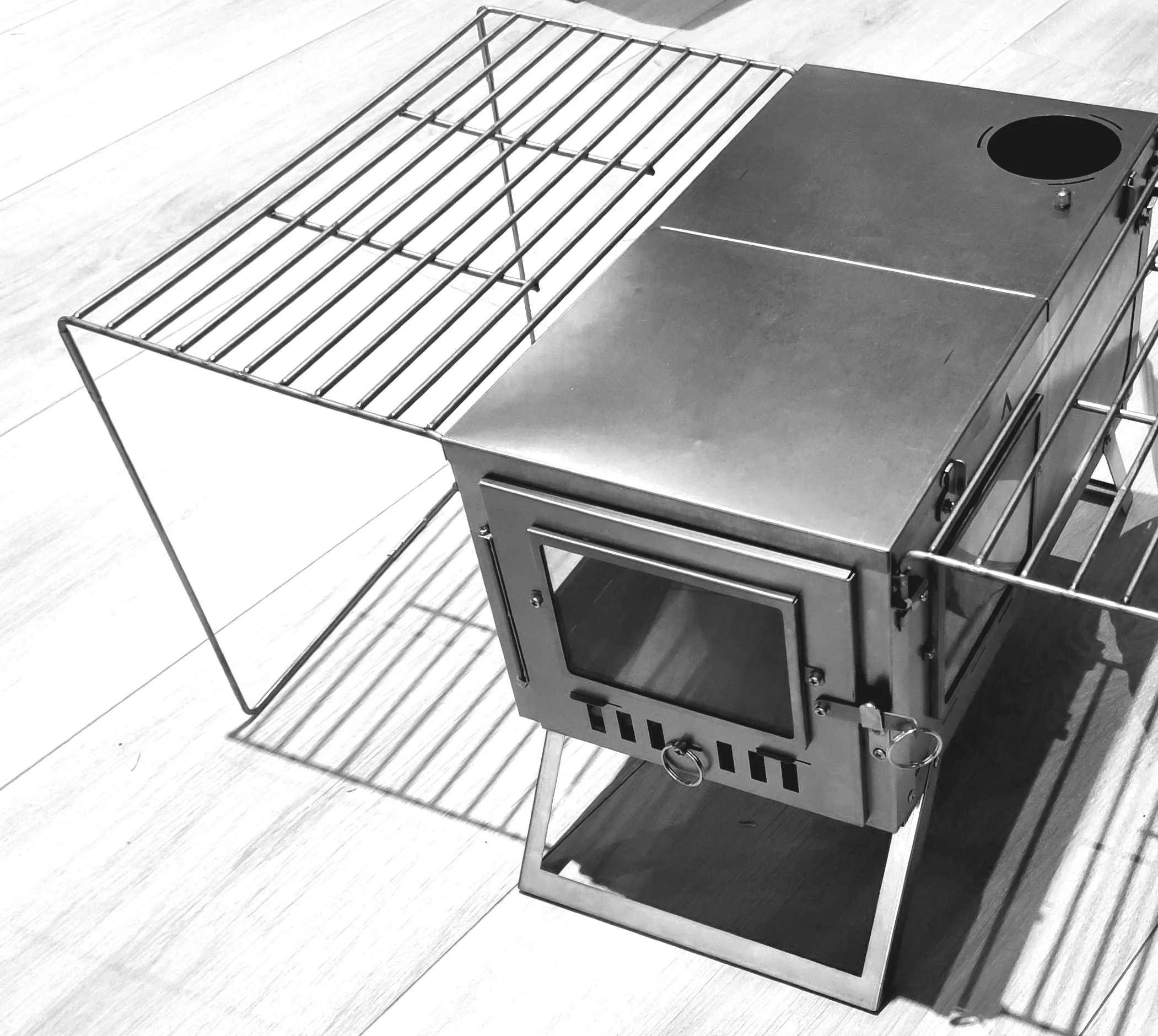 NORTENT Ultralight Titanium Tent Stove 専用サイドシェルフ&グリル