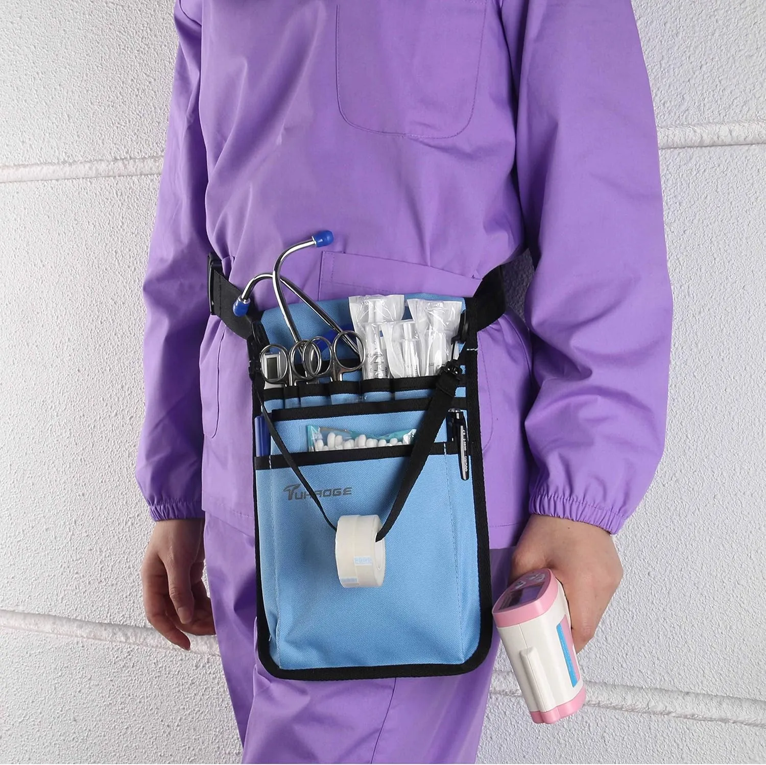 Nurse Storage Bag Practical Waist Bag Nurse Pocket Bag belt organizer pouch.
