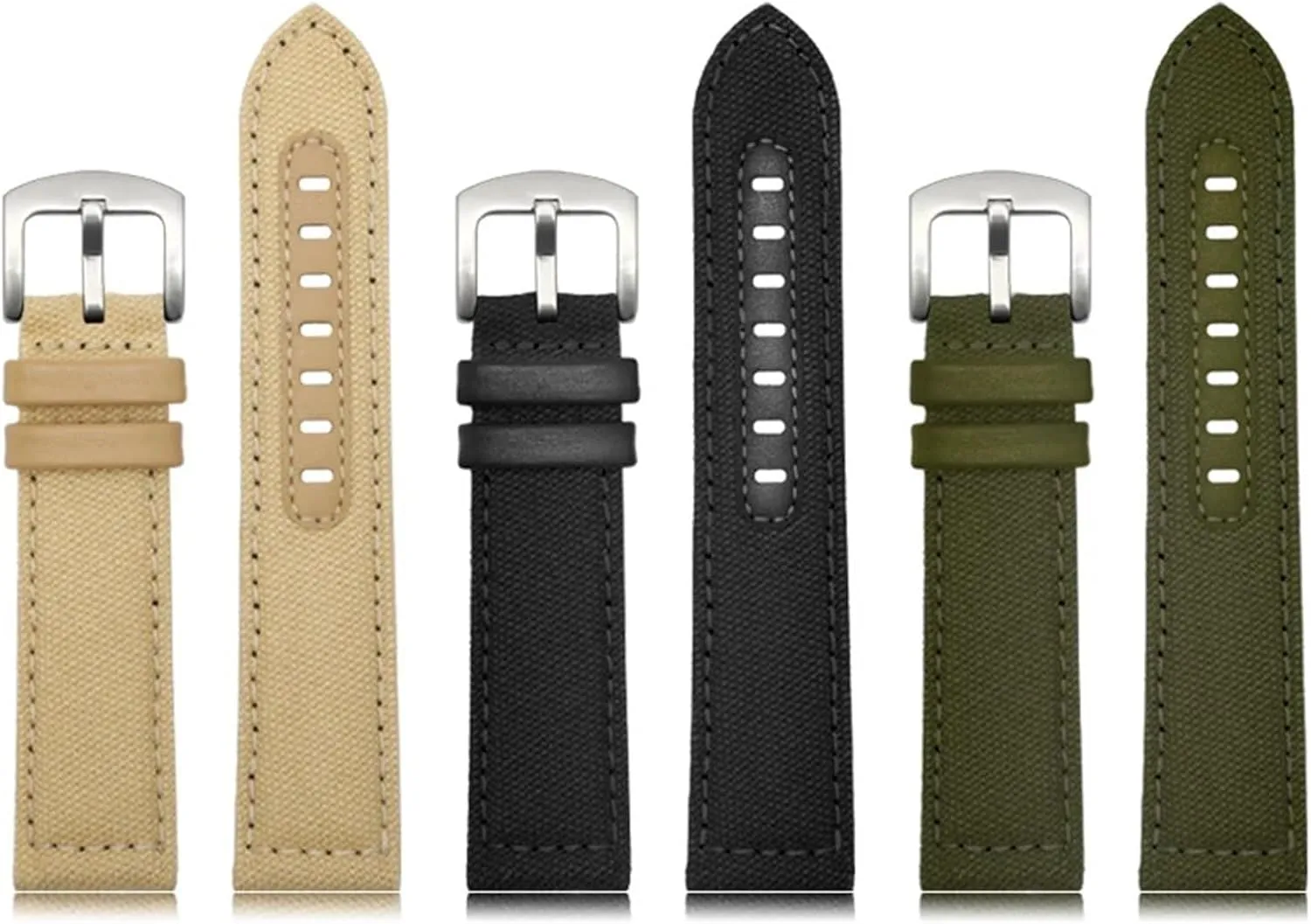 Nylon Watch Band 20mm 22mm 24mm Sport Quick Release Replacement Bracelet Men Women Universal Strap