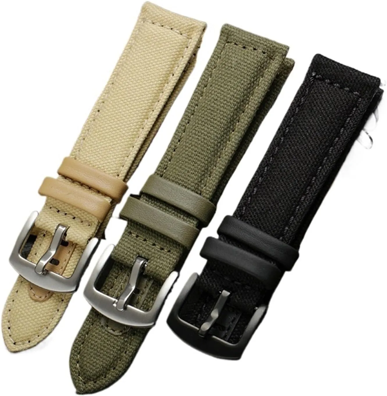 Nylon Watch Band 20mm 22mm 24mm Sport Quick Release Replacement Bracelet Men Women Universal Strap