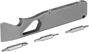 OKNIFE Opry 2 EDC Titanium Multi-tool, Pry Bar with Pocket Clip, Screwdriver, Bottle Opener for for Camping, Riding, and Maintenance