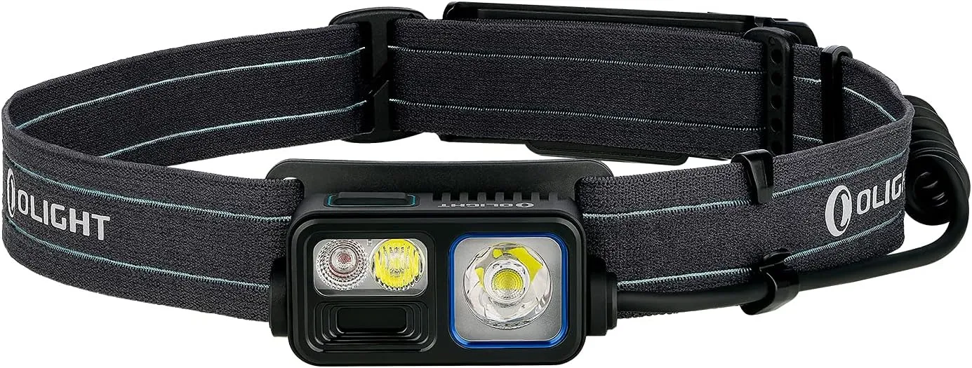 OLIGHT Array 2S Headlamp, 1000 Lumens with Hand Wave Control, 4 Modes Bright LED Headlight with Red Light, Rechargeable Lightweight Head Flashlights for Running, Working, Camping Gear