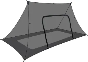 Onewind Camping Mosquito Net for Cot, Shelter Bugnet Camping Screen Room Ultralight No-See-Um Breathable Mesh Bugnet Mosquito Netting with Double Sided Zipper, Black