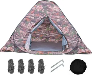 Outdoor Camping Tent - Camping Tent | Pop Up Tents for Camping | Awning Waterproof Canopy UV Protection Instant Setup Foldable Sun Shade for Beach Shelter Trips Outings Sports Festivals Photography