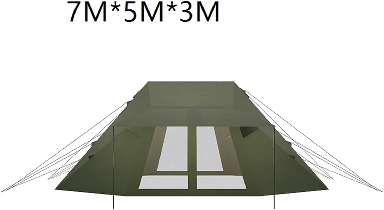 Outdoor Camping Tent Windproof Thick Large Space Canopy Tent Camp
