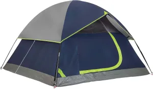 Outdoor Camping Tent，4 Person Weatherproof Tent with Rainfly，Outdoor Products Windproof Sunscreen rain shelter Tent，Folding Build Outdoor Products
