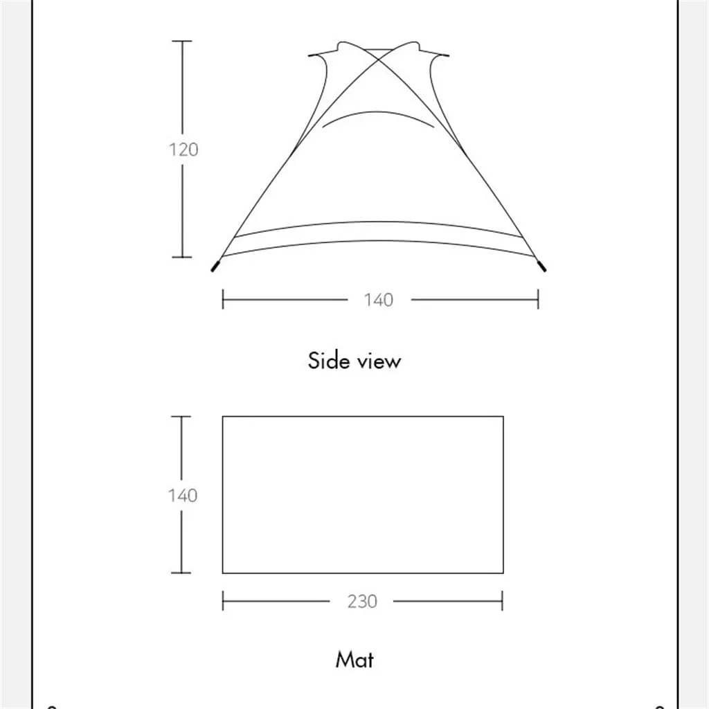 Outdoor Camping Tents Lightweight Hiking Tents, Ultralight Portable Single or Tents(Color:D)