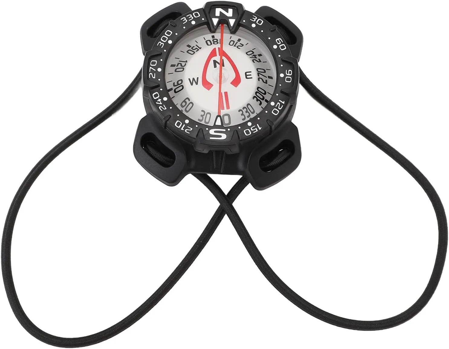 Outdoor Diving Compass,Accurate Navigation Bungee Mount Compass Dive Compass for Sports Diving Sailing Hiking