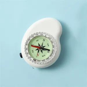 Outdoor Pointer Compass Children Multifunctional Waterproof Luminous Portable Directional Precision Off-Road Compass (Color : Black)