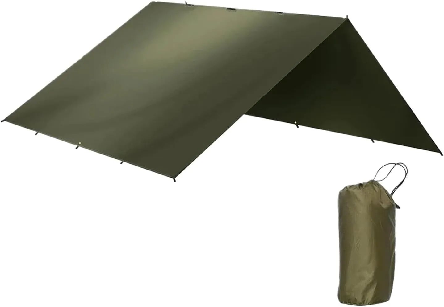 Outdoor Travel Tarp Tent Camping Outdoor Hiking Backpacking Tent Tarp Camping Tourist Beach Sun Shelter Suitable for Outdoor Family Camping, Fishing(A)