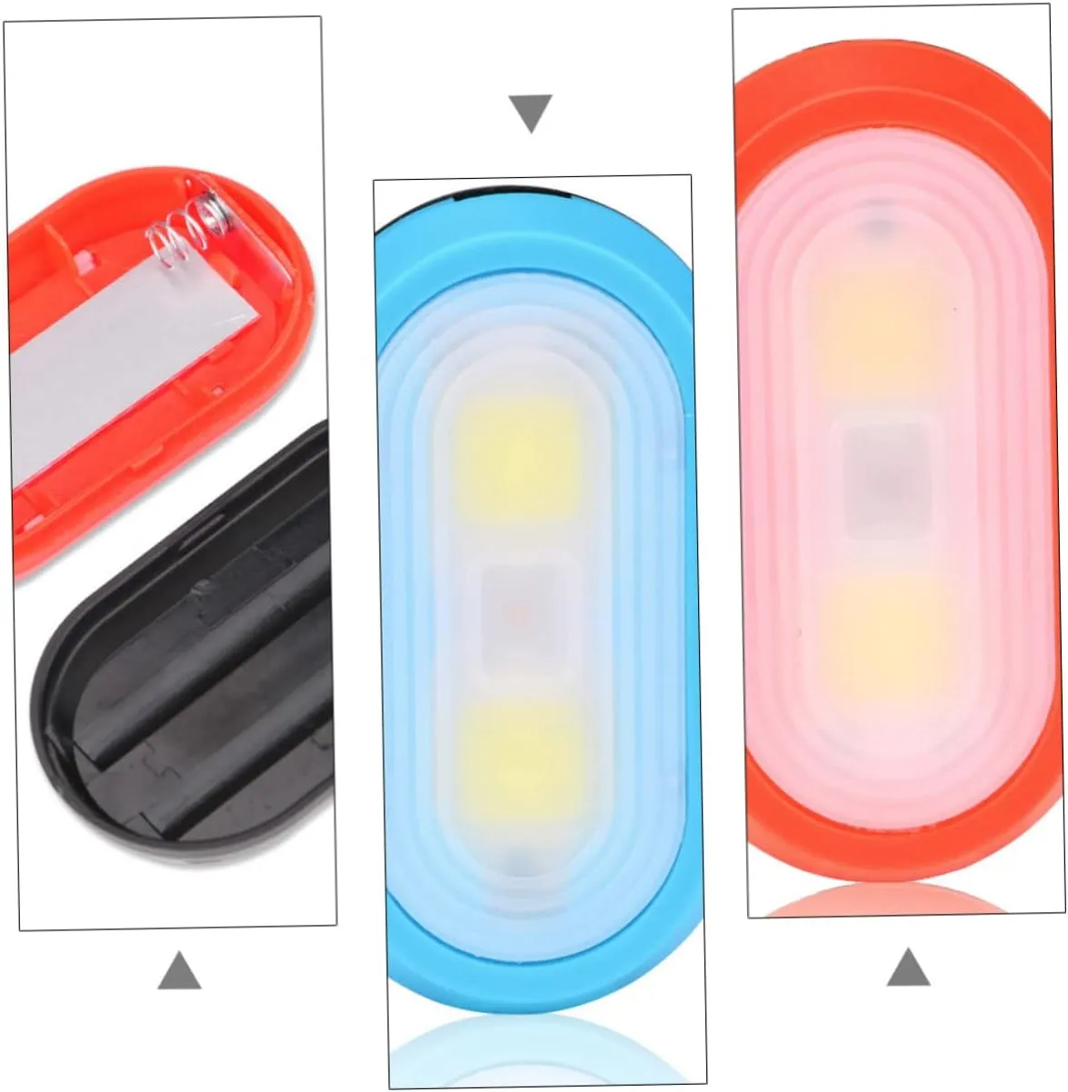 Outside Safety Light Visibility Night Flashlights Rechargeable Running Pocket Portable Clip Light