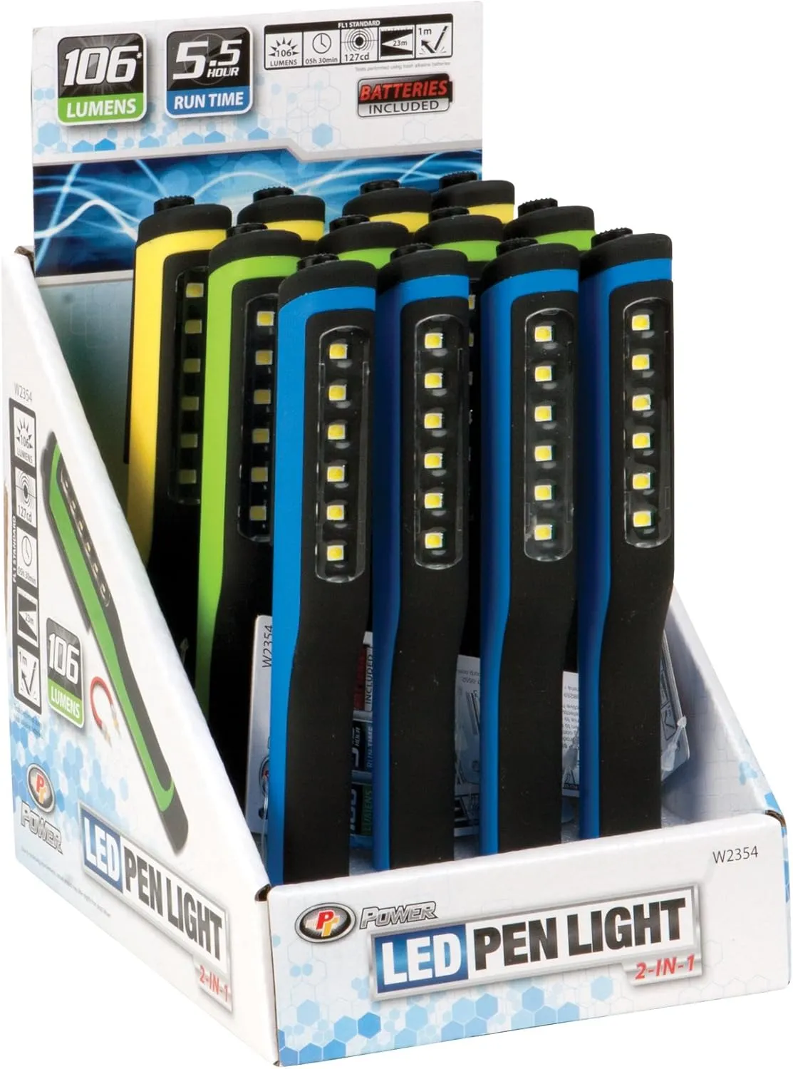 Performance Tool W2354 106 Lumjen 6 1 LED Pocket Light (Sold as 1 Flashlight)
