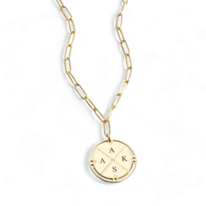 Personalized Compass Pendant Necklace