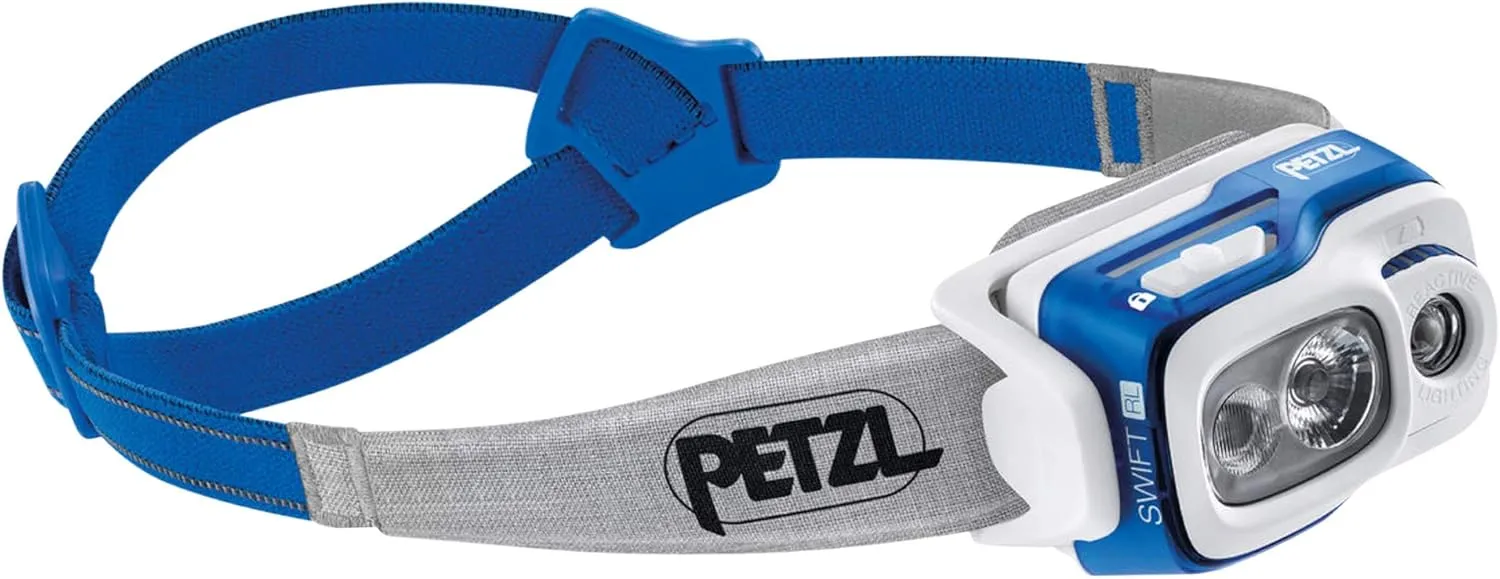 PETZL, Swift RL Rechargeable Headlamp with 900 Lumens & Automatic Brightness Adjustment