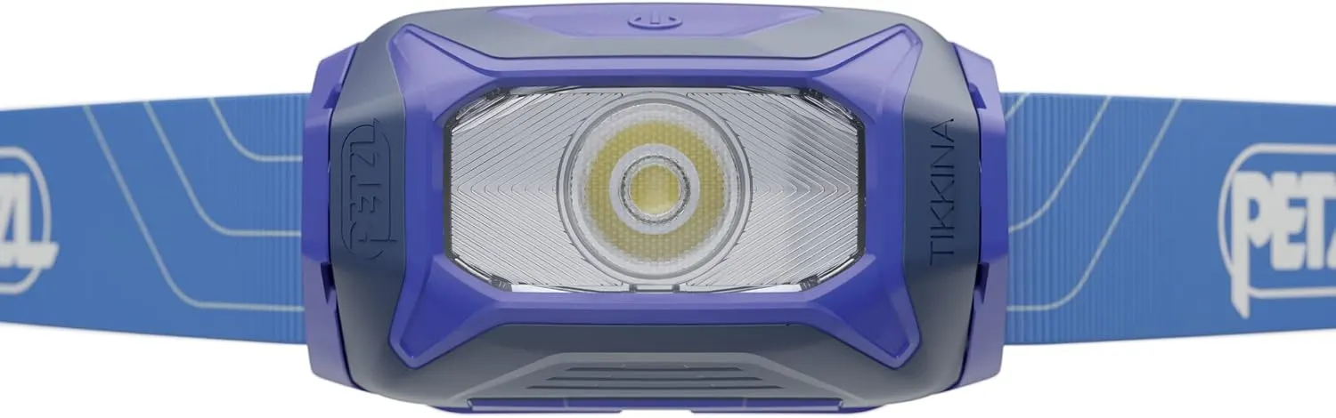 PETZL, TIKKINA Outdoor Headlamp with 250 Lumens for Camping and Hiking