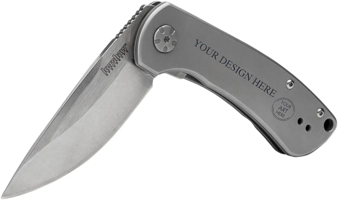 PlaqueMaker Customizable Folding Knives or Multi-tools, Personalized Pocket Knife for Men and Women, Gift for Father's Day, Birthday, Anniversary, Wedding, Housewarming (Stainless Steel)