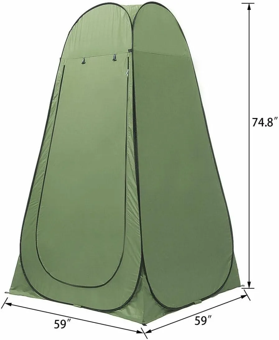 Pop Up Privacy Tent, Shower Tent Portable Outdoor Camping Bathroom Toilet Tent Changing Dressing Room Privacy Shelters Room, Easy Set Up, Foldable for Outdoors Indoor