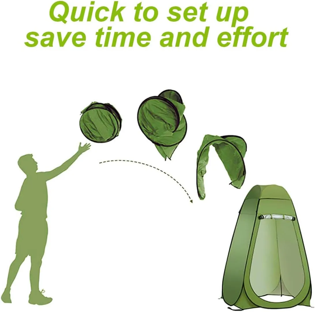 Pop Up Privacy Tent, Shower Tent Portable Outdoor Camping Bathroom Toilet Tent Changing Dressing Room Privacy Shelters Room, Easy Set Up, Foldable for Outdoors Indoor