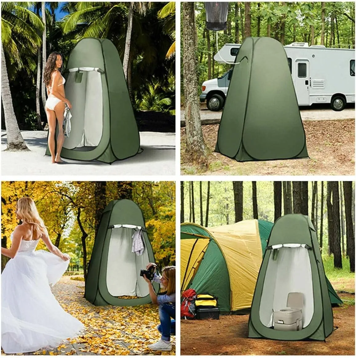 Pop Up Privacy Tent, Shower Tent Portable Outdoor Camping Bathroom Toilet Tent Changing Dressing Room Privacy Shelters Room, Easy Set Up, Foldable for Outdoors Indoor