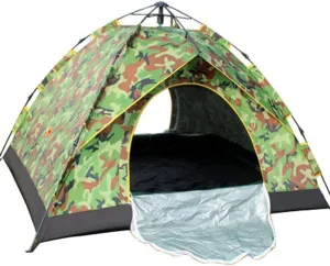 Pop-Up Tents Water-Resistant & UV Protection Automatic Hydraulic Tents 3-4 Person Family Camping Tents Perfect for Beach Outdoor Traveling Hiking Camping Hunting Fishing etc,C