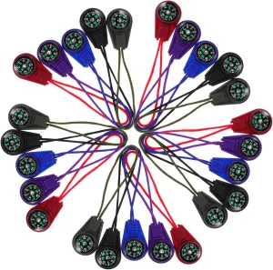 POPETPOP 50pcs Portable Plastic Compass Outdoor Navigation Tool for Hiking Camping Climbing Stylish Design Accurate Direction Great As Wedding Favors Boy Girl Compass