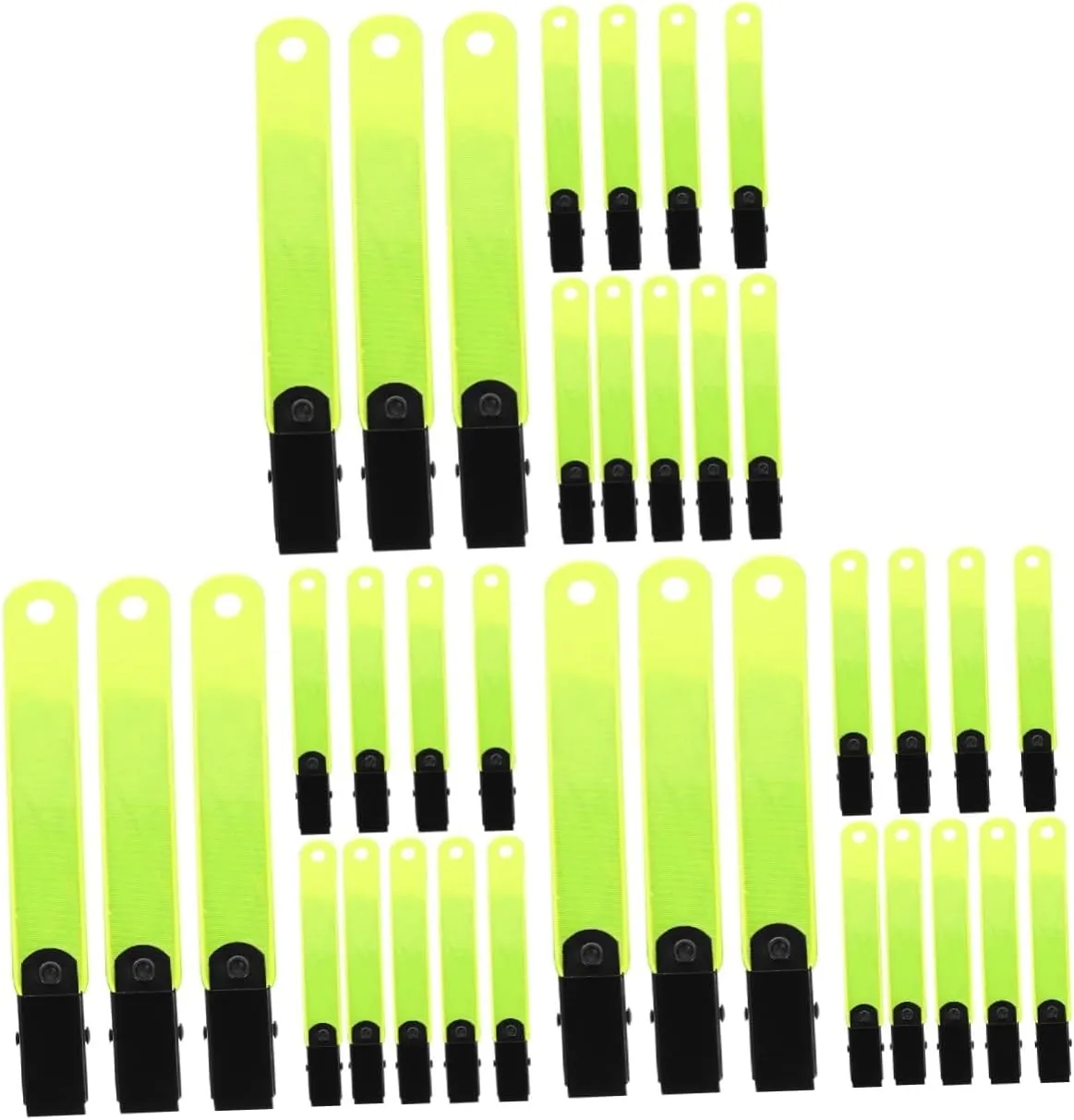 POPETPOP Fluorescent Label Holder Clips Reflective Gear LED Trailer Lights Marker Running Headlamp Entrance