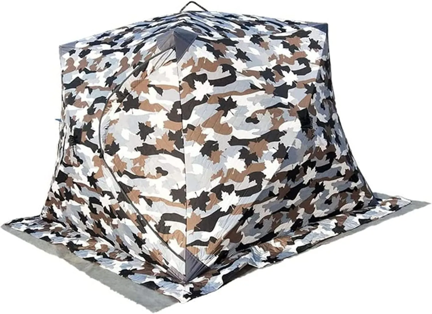 Portable 3 Person Ice Fishing Tent Lightweight Tent Insulated Ice Fishing Shelter Ice Fishing Shanty for Ice Fishing Camping Travel (C 180x180x140cm)