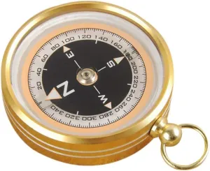 Portable Aluminum Alloy Pocket Compass – Waterproof, Shockproof, Lightweight Navigation Tool for Camping, Hiking & Climbing