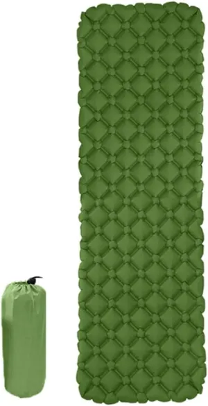 Portable Camping Mat Ultralight Inflatable Mattress TPU Proof Outdoor Tent Travel Folding Bed Sleeping Pad (Color : 02)