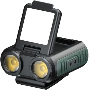 Portable Clip Headlamp Outdoor Camping Fishing Headlight Waterproof Hat Clamp Light Sensing USB aable HeadLantern