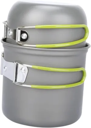 Portable Cooking Utensil Set Camping Cookware 1 Set Aluminum Alloy Pan Pot Set Outdoor Kitchen Gear for Camping Hiking and Climbing