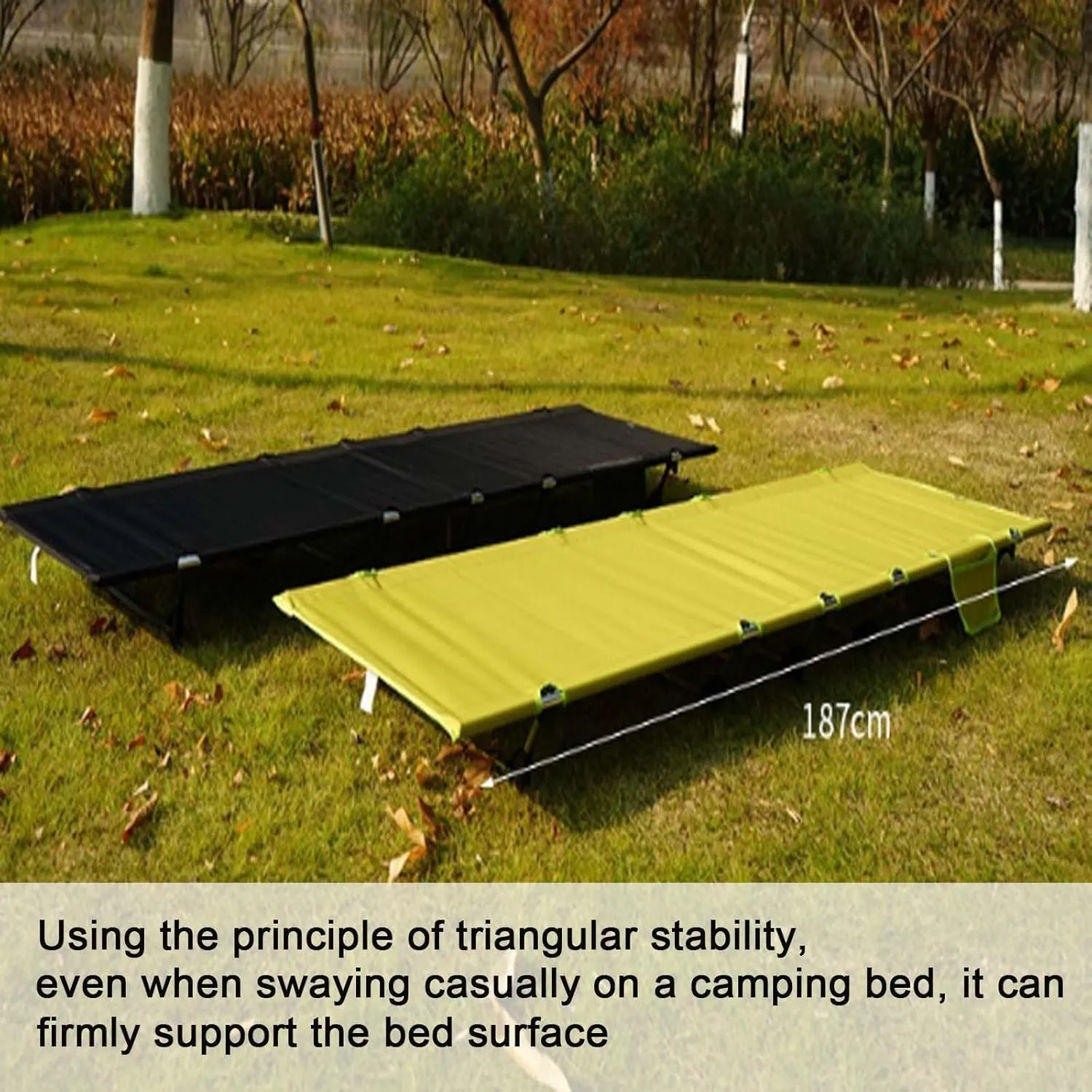 Portable Folding Adult Bed,Camping Cot Folding Camping Cot, Portable&Compact Camping Beds for Adult, Single Ultralight Tent Camp Bed, Metal Frame Include Storage Bag for Indoor Outdoor Hi
