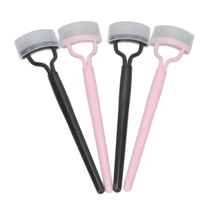 Portable Mascara Eyelash Separator Comb Set Stainless Steel Lash Definer Brush with Cover, Essential Cosmetic Tool 4pcs